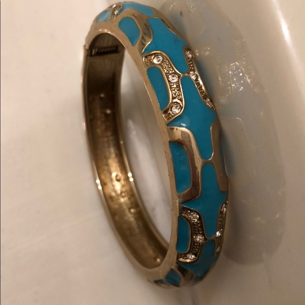 Light blue and gold Bracelet